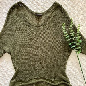 3 for $25! Olive green knit shirt
